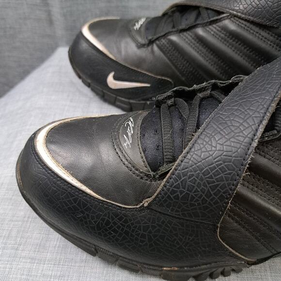 %Nike Air Zoom Vick 3 Football Shoes  Black Leather Size 11.5 / A 32 main image 6